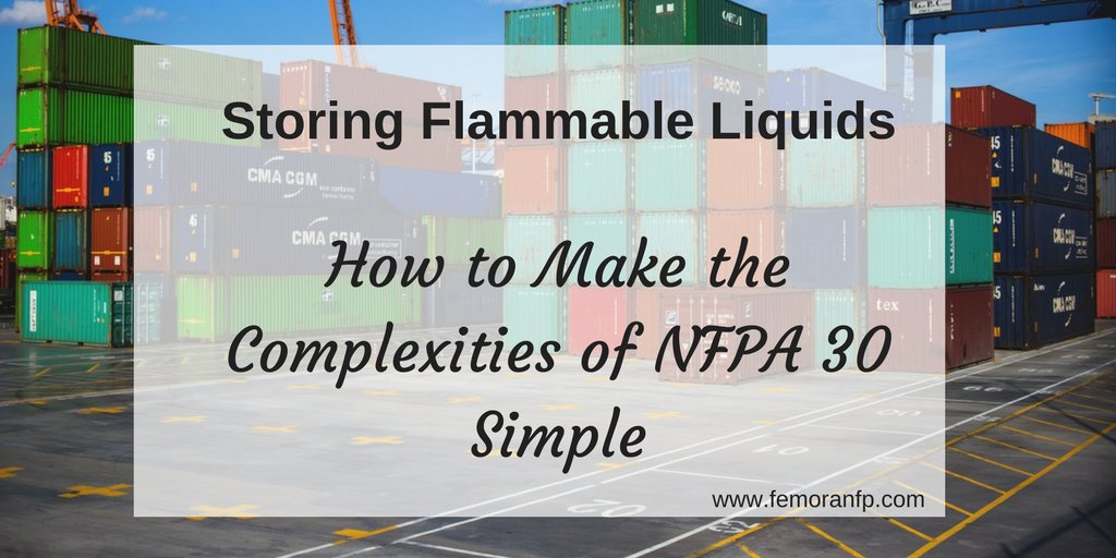 FEMoranFP's tweet photo. Storing Flammable Liquids - ever deal with #NFPA30 ? This article will make it simple. https://t.co/4PTeE8r5a2 https://t.co/dyHafO3qkl