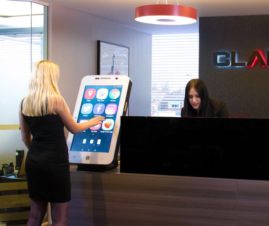GiantiTab's tweet photo. Come see our #NEW super sleek #smartphones being launched at @IntlConfex as #infopoints around the show and on our stand no B11t https://t.co/4NfWhxRM9l