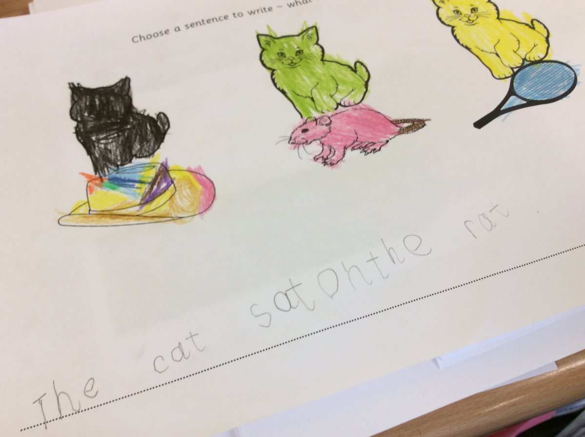 hiltoninverness's tweet photo. Rhyme awareness in p1, we can eat, write and read words rhyming with cat! #EmergingLiteracy #phonologicaldevelopment https://t.co/GUvKr5tsGb