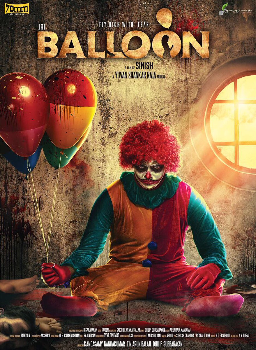iam_kishorevj's tweet photo. #BalloonFirstLook suprb 😍👌 excited for other 4 #FL 💥 best wishes to #Balloon team 😊👍 @Actor_Jai @yoursanjali @jan_iyer @thisisysr https://t.co/TtW3tNTUIW