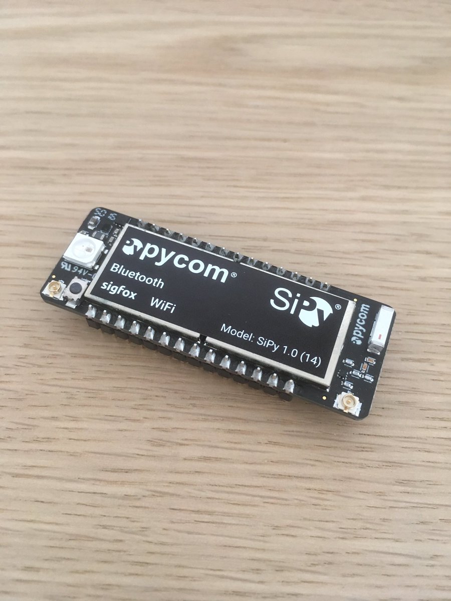 juri_pipper's tweet image. Exciting stuff! #iot #sipy #micropython #pycom #sigfox @pycomIOT @sigfox 👏🏼👏🏼👏🏼