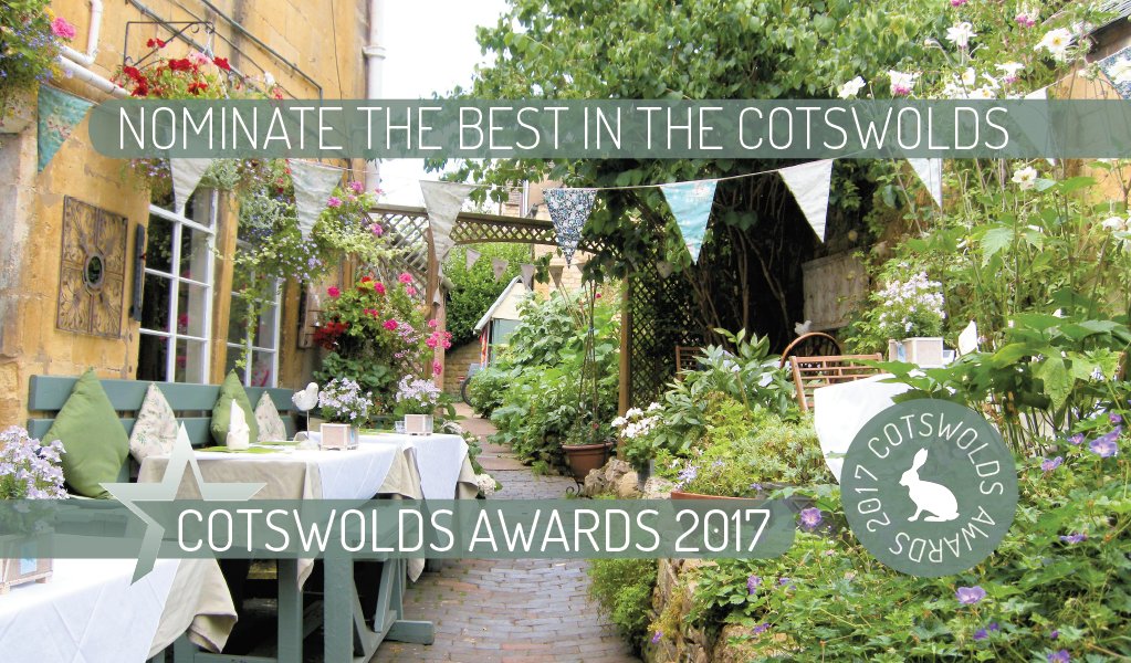 Nearly time to start the cote! Today is our LAST DAY TO NOMINATE in the Cotswolds Awards: cotswoldsawards.co.uk