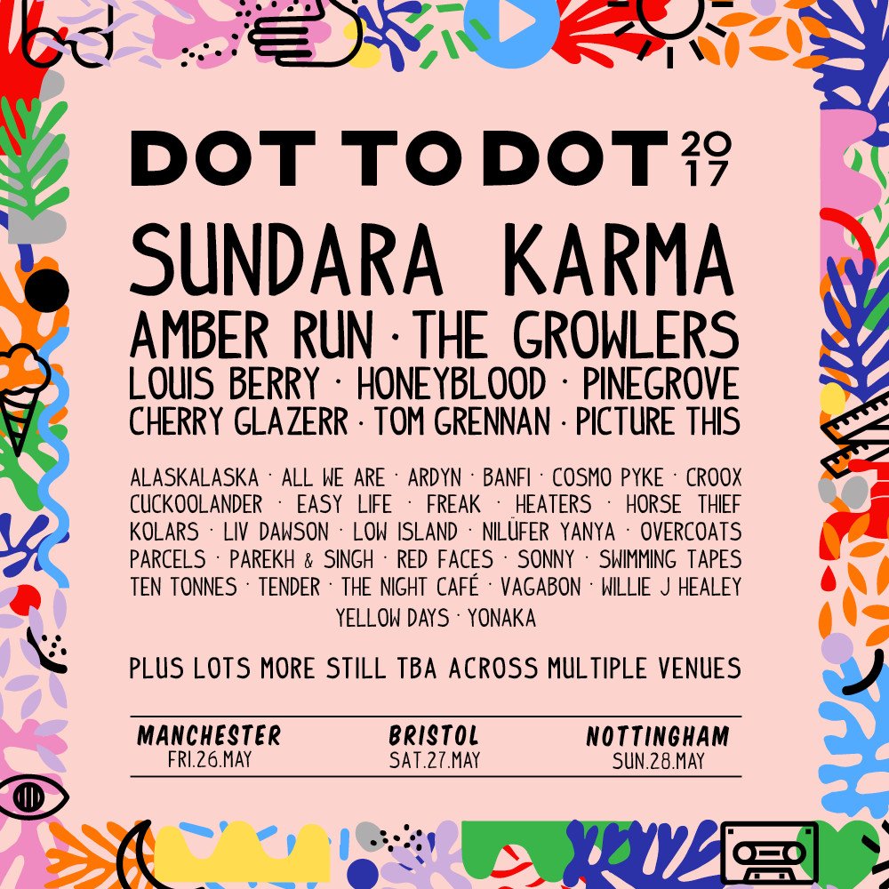 The first line-up announcement for <a href="/d2dmanchester/">Dot To Dot Manchester</a> is here! #D2DFest