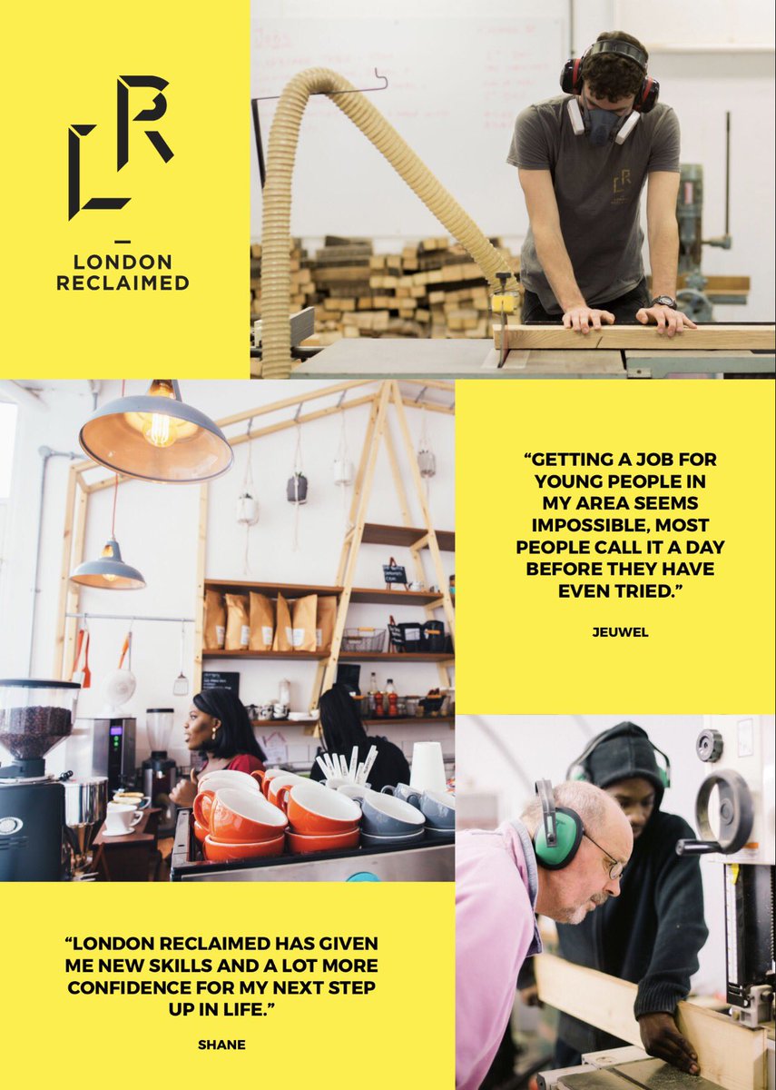 londonreclaimed's tweet photo. Calling all people, businesses or trusts who want to sponsor a young person through a 6 month or year long work programme. #YouthEmployment https://t.co/kNLLzOnaaF