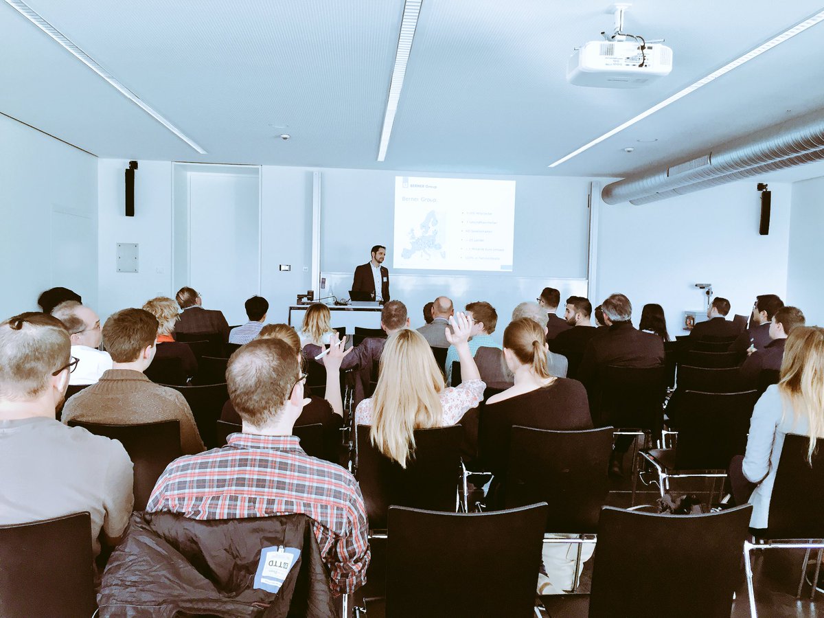 GoDigital2017's tweet photo. "Der Faktor Mensch im Rahmen der digitalen Transformation" mit Director CRM Alexander Emmert der Berner Group #GoDigital2017 https://t.co/3czthbyGHA