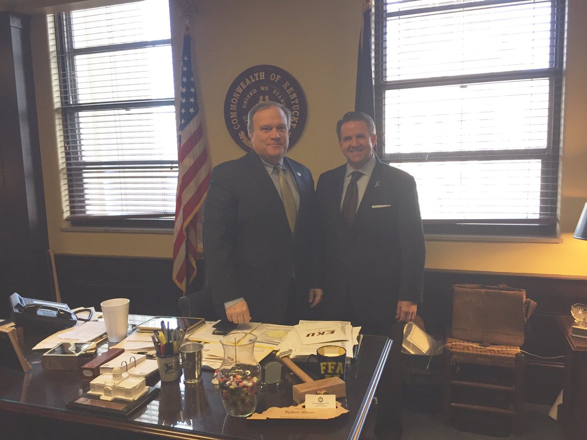 michaeltbenson's tweet photo. Doing our best to represent #EKU &amp; the great things happening on campus.Thx to @kysenatepres for his support @EKUManchester @EKUCommunities https://t.co/5ze0Xc41lI