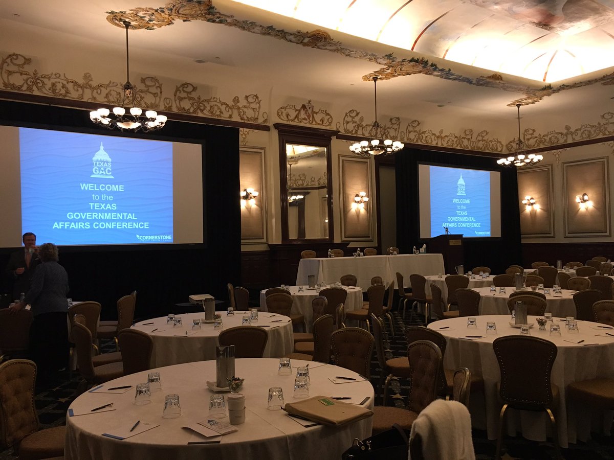 @CSCULAdvocacy Kicking off the 2017 TXCUA Governmental Affairs Conference. Advocating for credit unions!