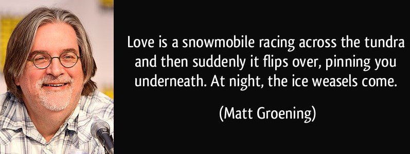 Happy birthday to Matt Groening!    