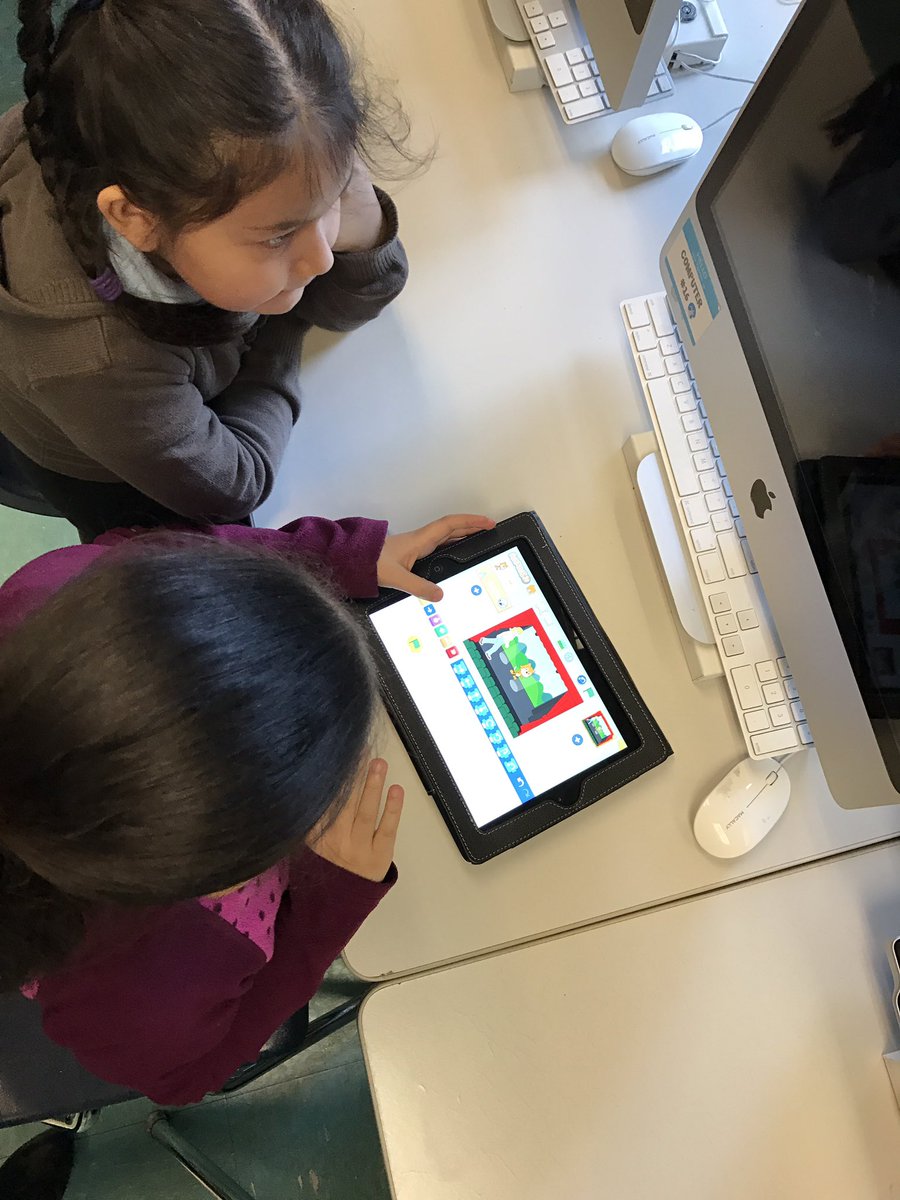 ms_deljuidice's tweet image. 2nd grade Ss using @ScratchJr to create stories about conflict resolution #CSforAll #PS48Pride #PS48Codesters #SEPjr @ScratchEdTeam