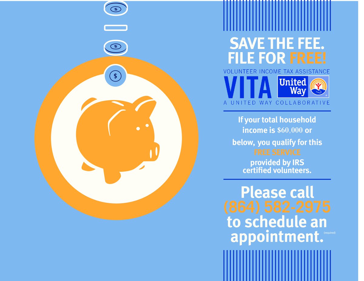 Re-posting this for anyone that may have missed the 1st time! #freetaxfiling #communityservice #unitedway