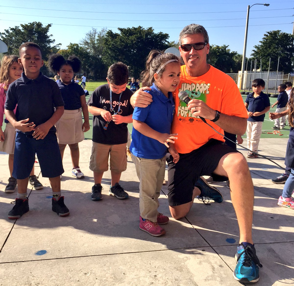 JCGElementary's tweet photo. It takes a heart to be a hero. #JumpRopeForHeart ❤️️#ValuesMatterMiami https://t.co/wGUUZ7zVkN