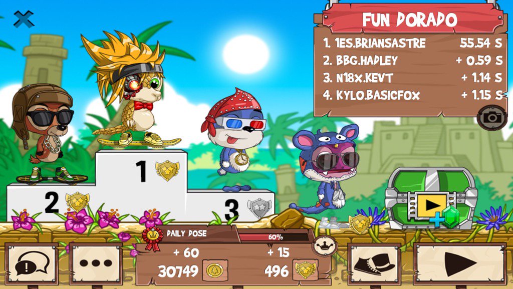 Briansastre's tweet photo. Get on my level, son! #funrun2 #Hadley #KevT #Basicfox https://t.co/BIMSDSWw8I