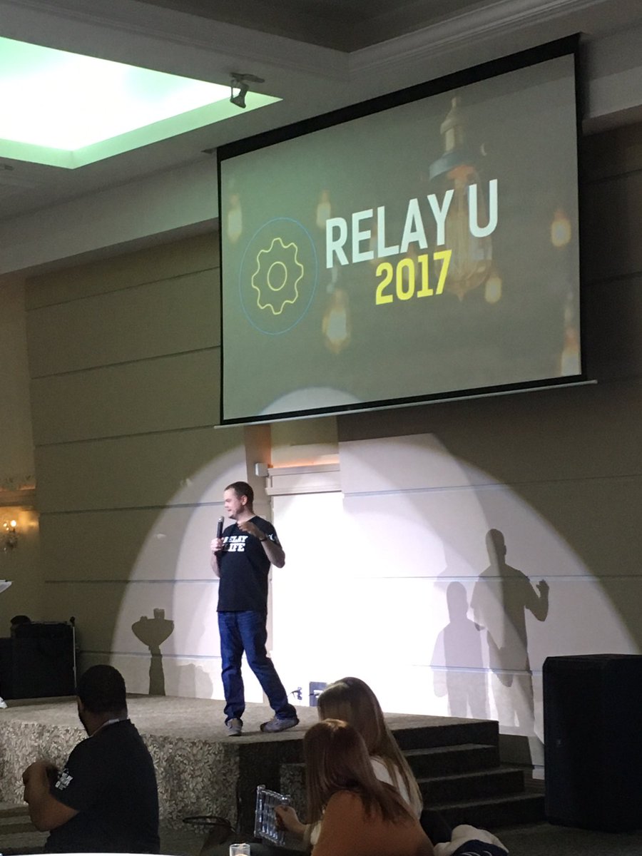 rflKyle's tweet photo. @rflAndrew taking the stage at #relayU #relayu2k17 #Relayforlife https://t.co/4nnv8r8qce