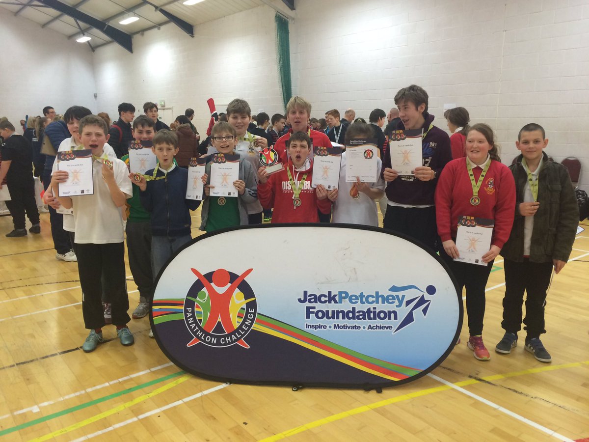 SDSportsCouncil's tweet photo. All winners🏆 and all smiles😀 at the #Scarborough @Panathlon @WoodlandsAC @SpringheadSpSch Great event @ValerieCFrench #panathlon #inclusion https://t.co/9FRa2STJKa