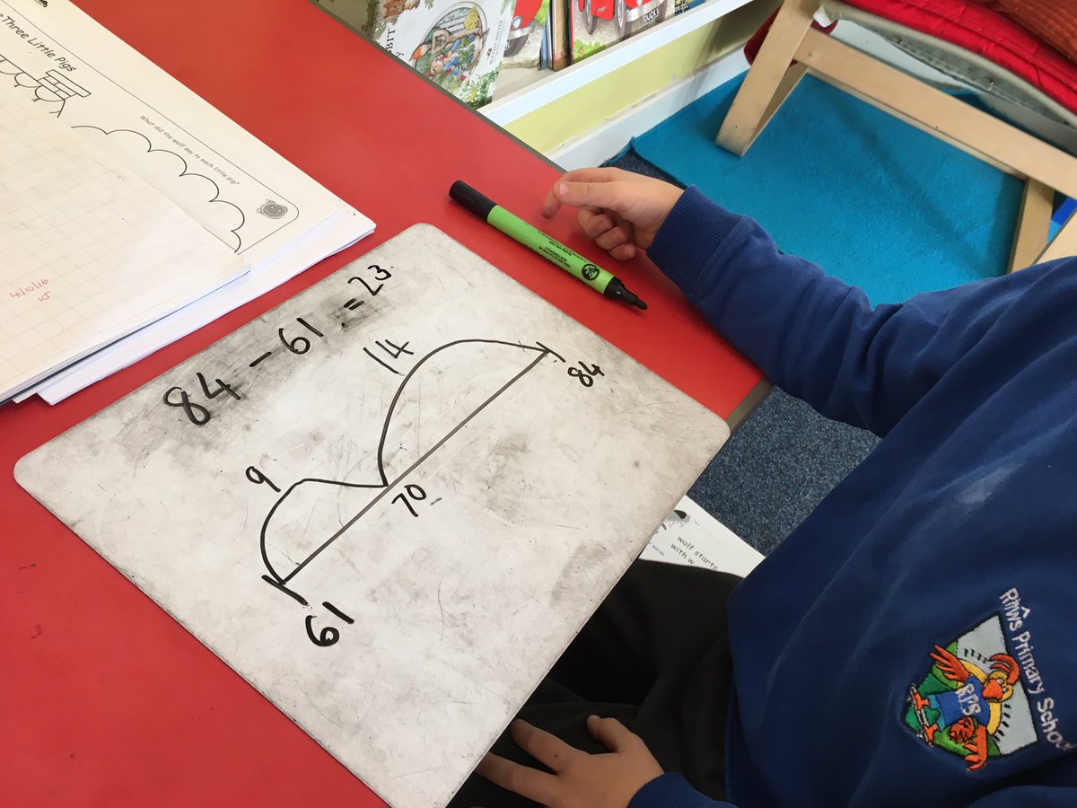 rhwsprimary's tweet photo. Y1 looking at some tricky subtraction. #bigmaths #step24 #step25 https://t.co/sdiAsheW9g