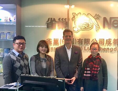 "Good food = Good life"? Talk to our Nestlé Dream Team in Chengdu. Nutrition, health &amp; wellness are definitely hot topics in China.
