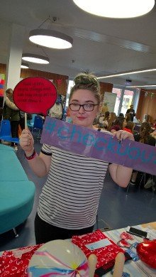 brook_midlands's tweet photo. The team are having great fun promoting #checkuout campaign at @kedst and @sandwellcollege https://t.co/B2F8ULEzA3