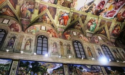 scriptamaneant's tweet image. La #cappellasistina riprodotta in Messico grazie alla nostra #Campagna #Fotografica da 2,6 milioni di scatti! #michelangelo #fotografia #art