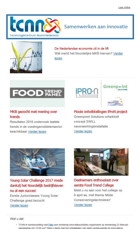 #Conjunctuur presteert boven gemiddeld! Lees hier de #TCNNnieuwsbrief >> bit.ly/2ljzS5I