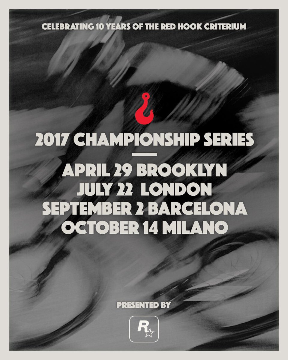 Redhookcrit's tweet photo. Celebrating 10 years of the Red Hook Criterium presented by @RockstarGames https://t.co/75vcYPKpie