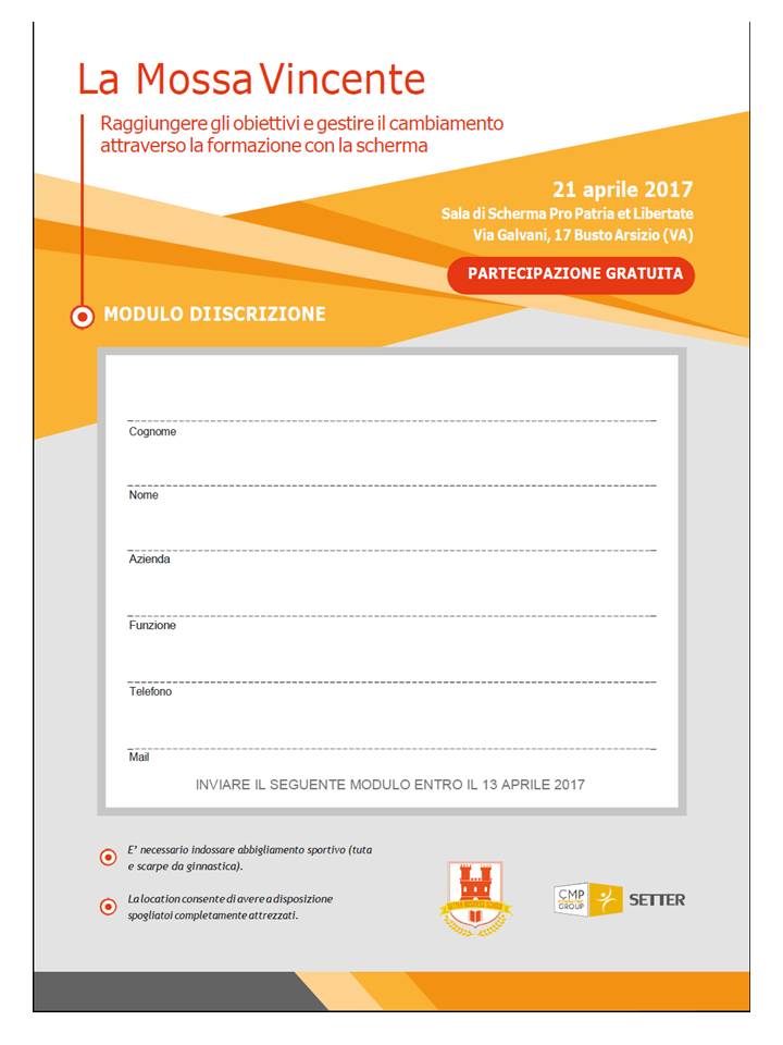 Setter_rs's tweet image. La Mossa Vincente: #formazione con la scherma. Prossimo #evento di Setter Business School per Responsabili @hr e #formazione