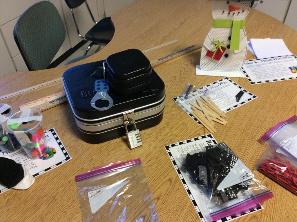 Stewart's Challenges and our goal- to figure out how to open the big black case!!