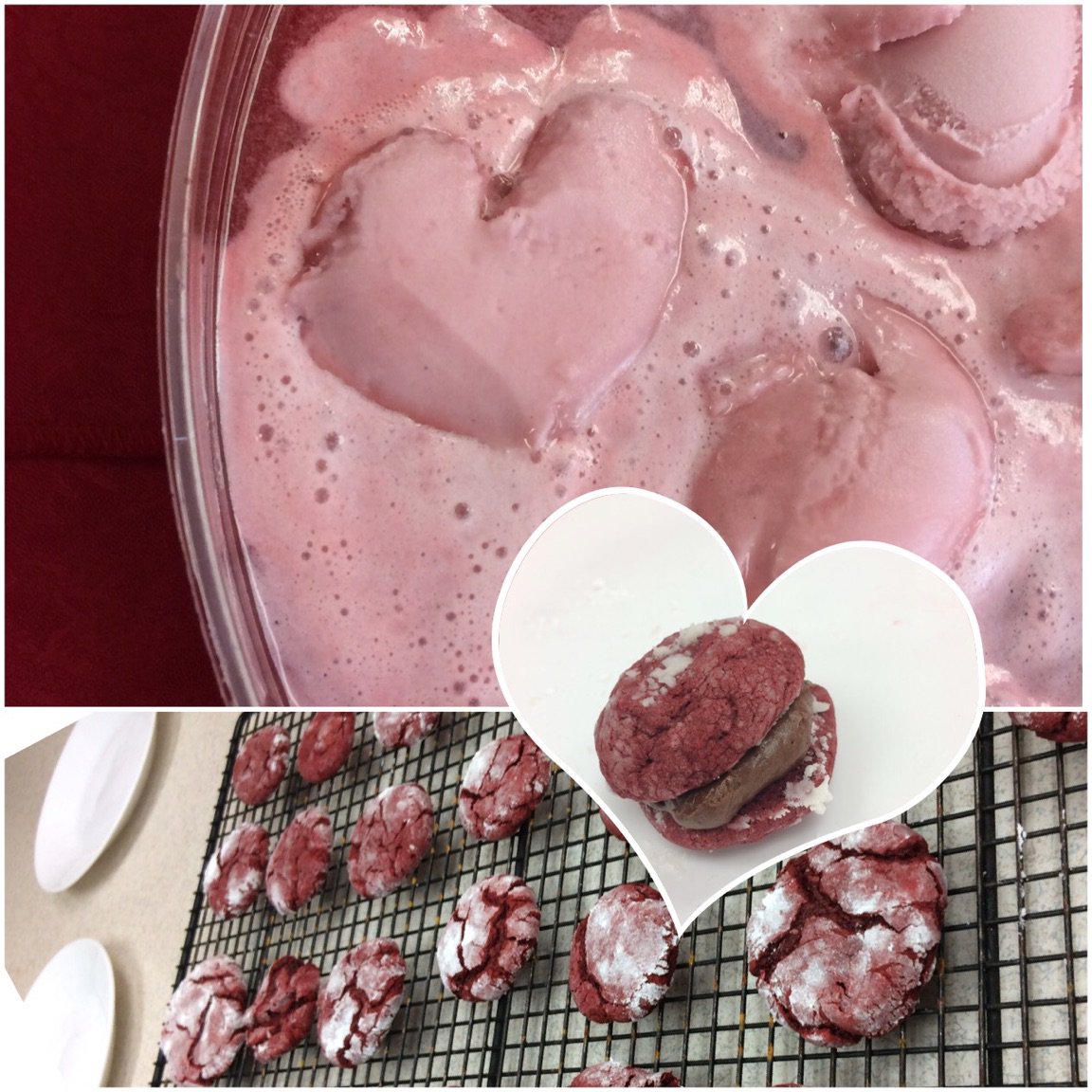 LeeCountyCTE's tweet photo. @DiplomatMiddle Valentine's Day Fare: Red Velvet Crinkle Cookies & Sweetheart Punch! Yum! #ctemonth #leectemonth https://t.co/BhkBWsdFoe