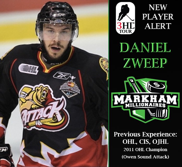 3HLMarkham's tweet photo. NEW PLAYER ALERT: #MarkhamMillionaires add 4 new players including 2011 OHL Champion @zweeper25 #3on3ProHockey https://t.co/2zzGUw9SSN https://t.co/uXUA7Q8ZWW