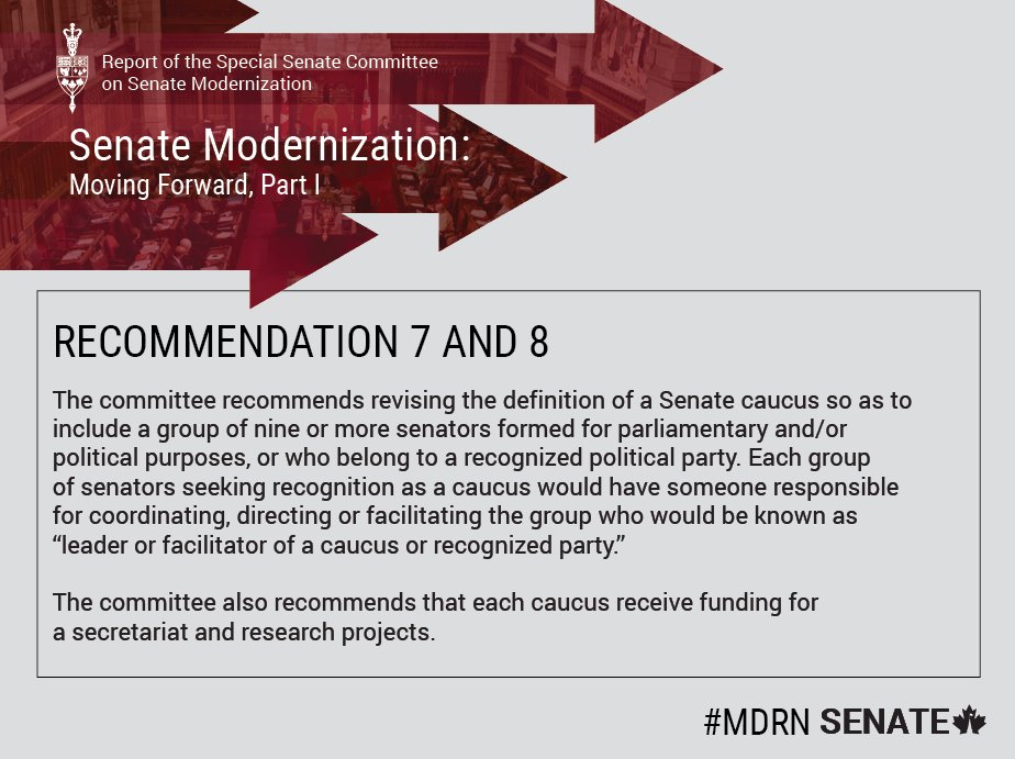 SenateCA's tweet image. Senators discuss Recommendations 7 &amp;amp; 8 of the Senate modernization report. Read the report: ow.ly/stHp3092Crz #SenCA #cdnpoli #MDRN
