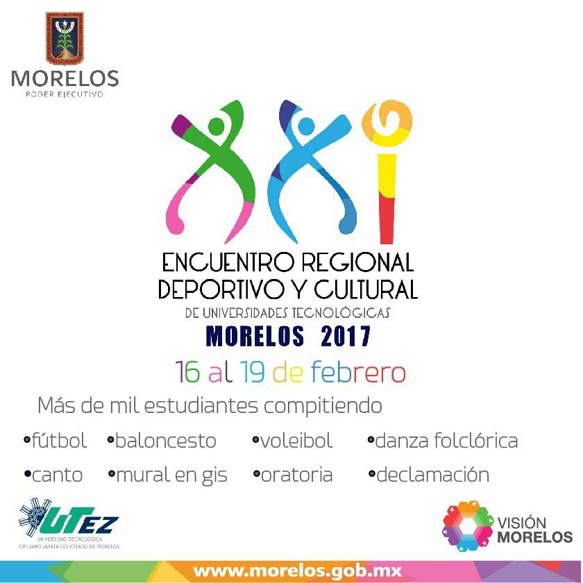 utezoficial's tweet photo. Del 16 al 19 de febrero #TodosSomosHalcones #MorelosEsSede #ERDyCUT 2017 https://t.co/4fpmC0upBP