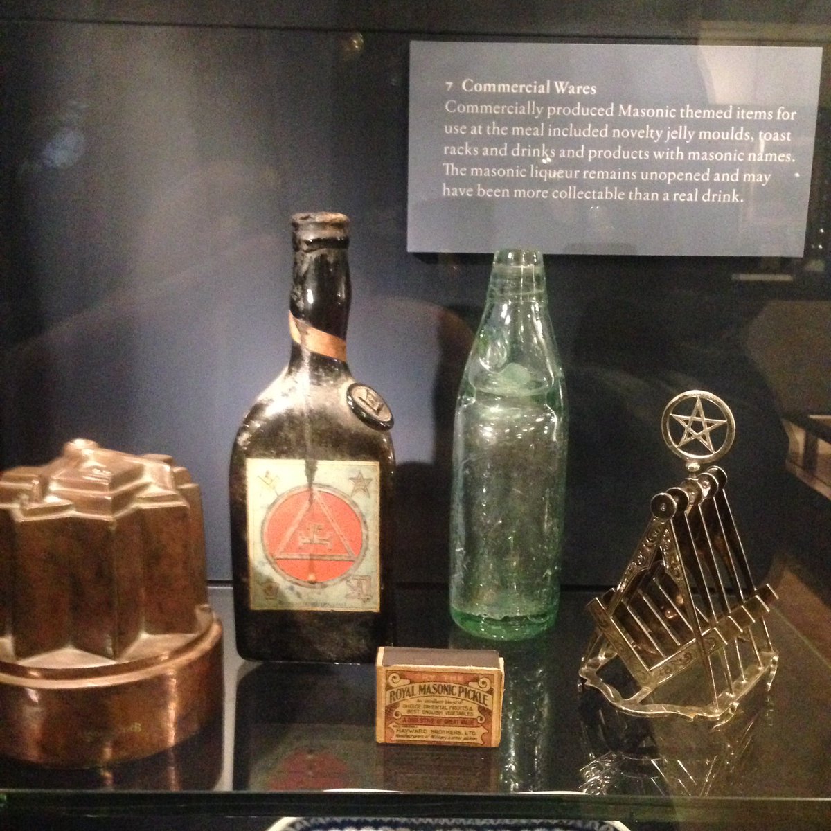 FariMagic's tweet photo. Novelty Freemason toast racks and jelly moulds. A seriously kooky bunch the Freemasons. With a love of symbolism and terrible art. https://t.co/62syZA9Xo2