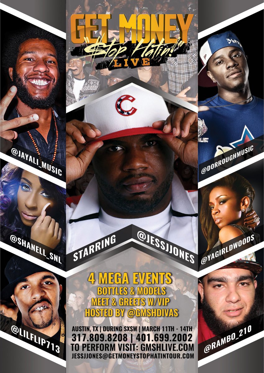 GMSHTOUR's tweet photo. #GMSHLive in #ATX March 11-16 w/ Lil Flip, Dorrough, D Woods, Shanell SNL &amp; More. To perform, visit https://t.co/VoDjuwTbXs for Info https://t.co/yz0Utw83b6
