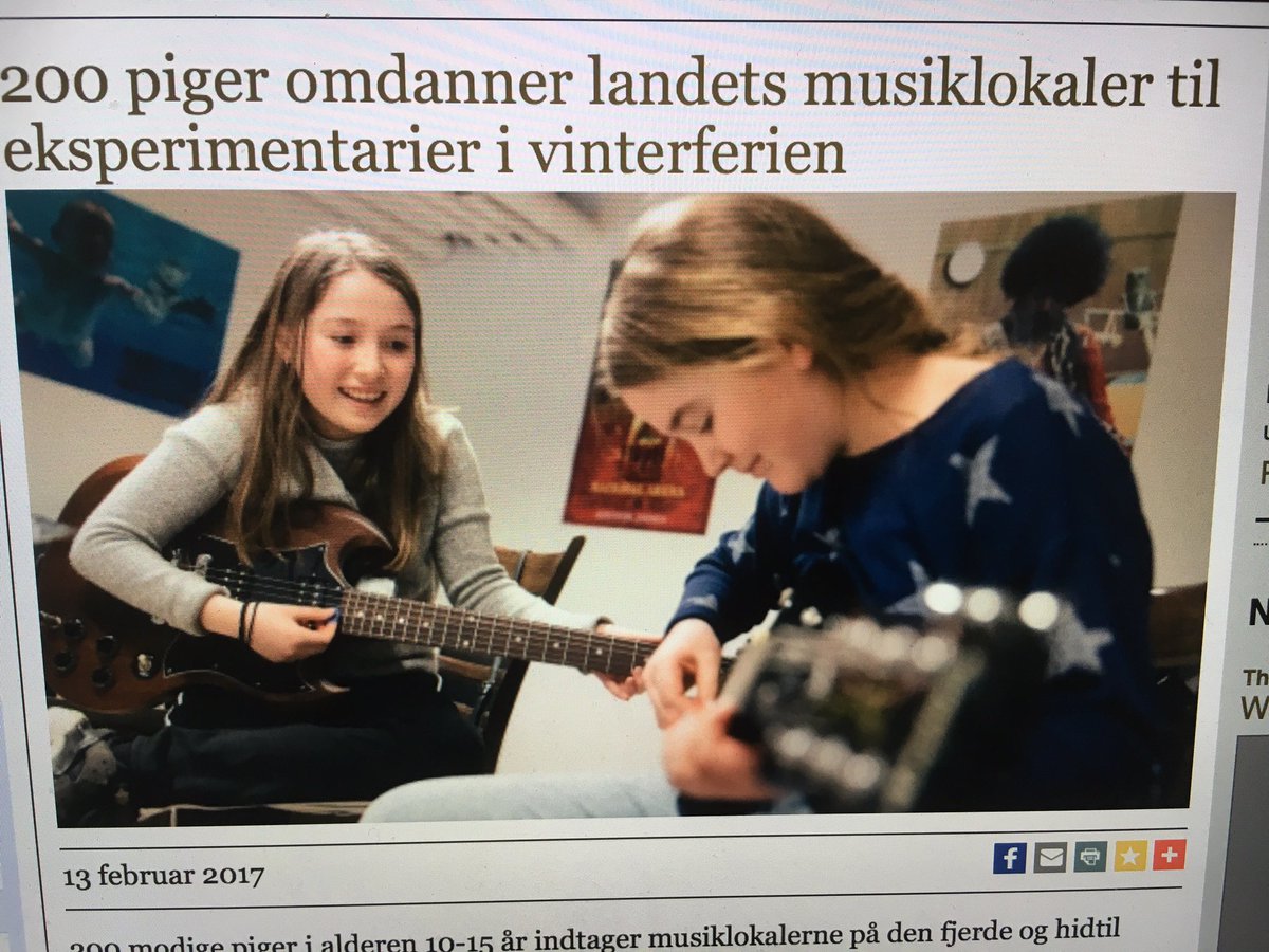 Så kom vi i DR Nyhederne med JazzCamp for Piger 2017! Mega godt for kønsbalancen i musikbranchen! #jazzdanmark #jcfp #highfive #godekolleger