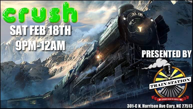 trainbarcary's tweet photo. @CrushRaleigh playing Saturday night!! #livemusic https://t.co/gCIdiDoPpz