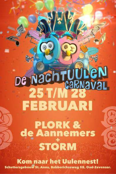 Nog 1,5 week en dan barst het feest los... Carnaval bij De Nachtuulen!