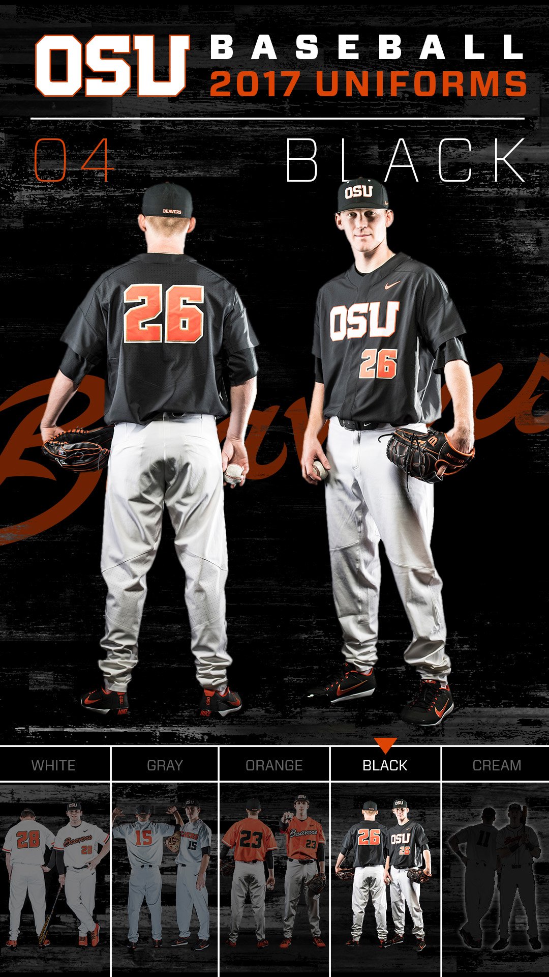 oregon state baseball jersey