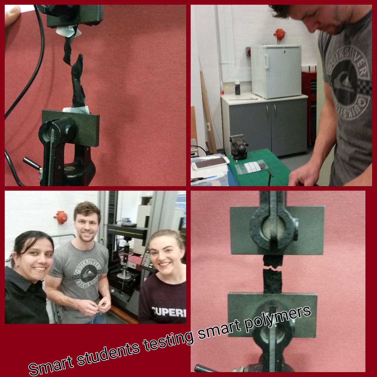 Geetha400's tweet image. Smart students @QueensUBelfast #testing #smartpolymers for #medicaldevice #applications.
