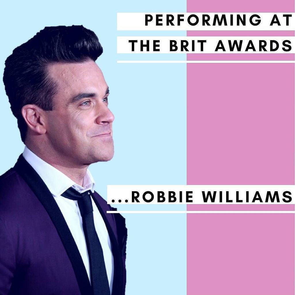 ODE's tweet photo. The Brits line-up is looking great!! Excited to see @robbiewilliams on the #brits stage again! #britawards #robbiew… https://t.co/pgYaB7MTRL