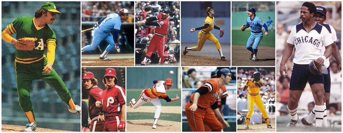 70s baseball uniforms