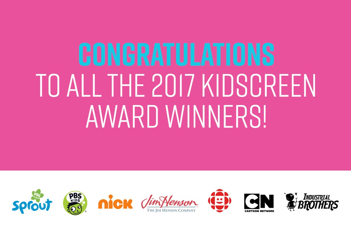 Congrats to all of last night's <a href="/kidscreen/">Kidscreen</a> Awards recipients &amp; finalists especially our amazing partners on their well-deserved wins! #Kss17