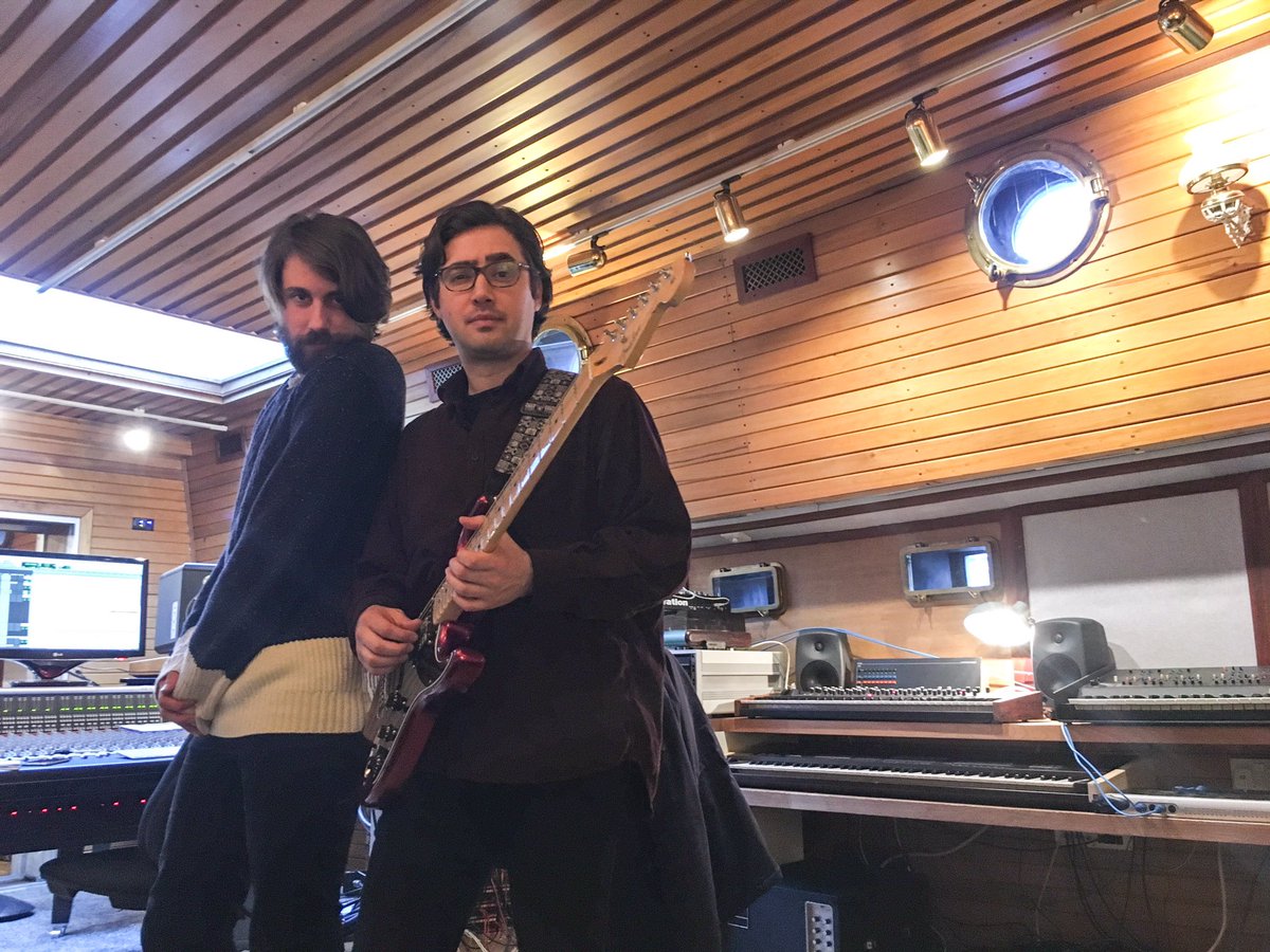 yearsandyears's tweet photo. it's mikey &amp; emre making music on a boat ! you're welcome xxx https://t.co/6jS9AG3u0k
