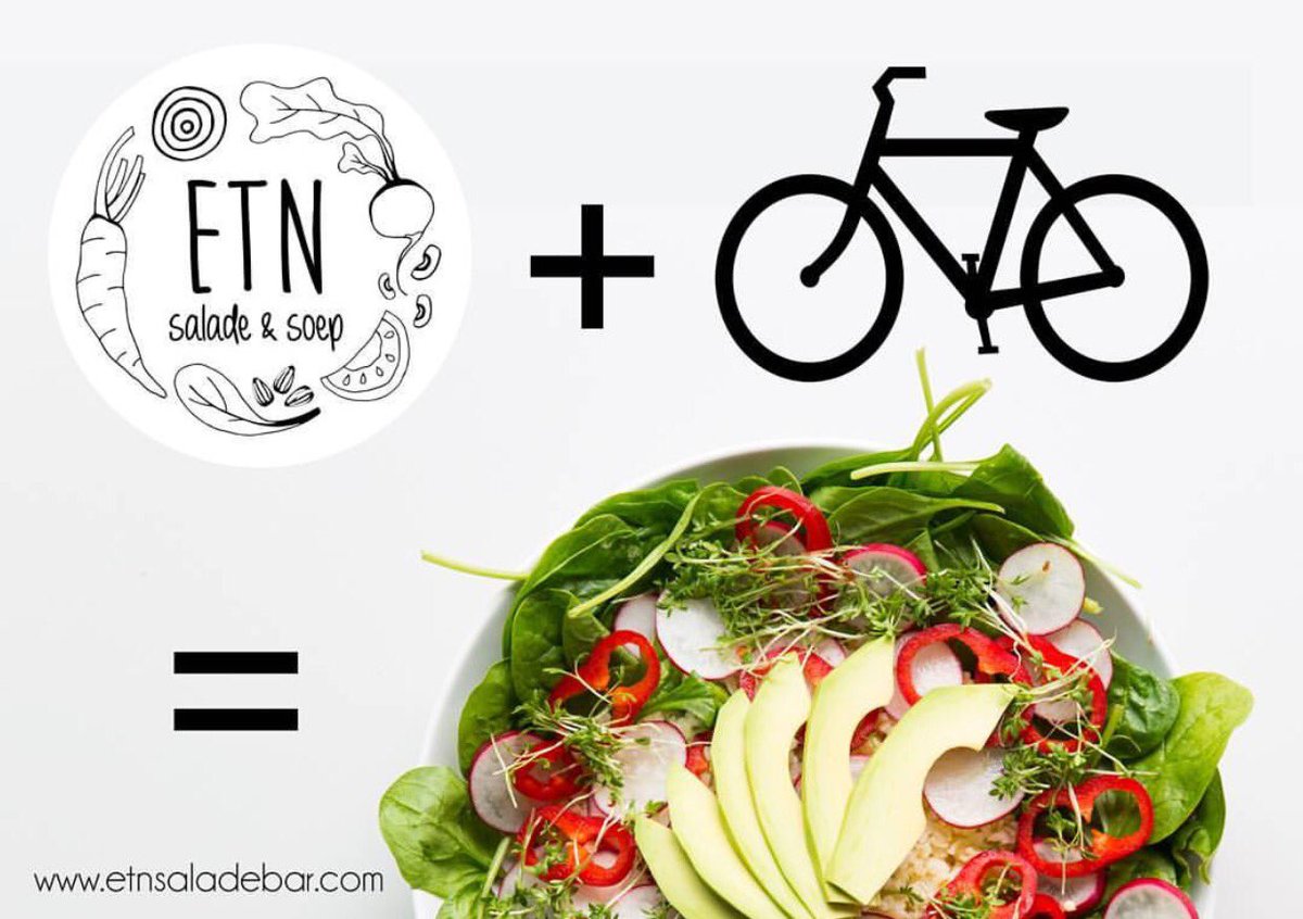 haverstraat053's tweet photo. Yeeeay! Het is zover! @ETNsaladebar gaat starten met een bezorgservice in samenwerking fietskoeriers van @override053 !  #enschede https://t.co/HqOljhxuZk