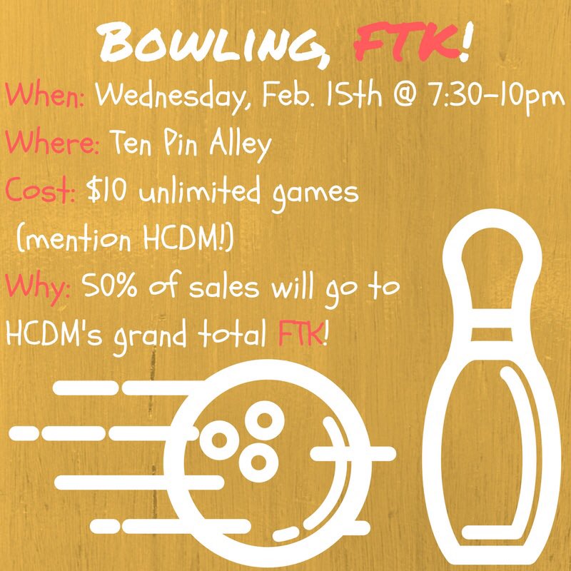 HanoverDM's tweet image. Go bowl for a cause tonight!