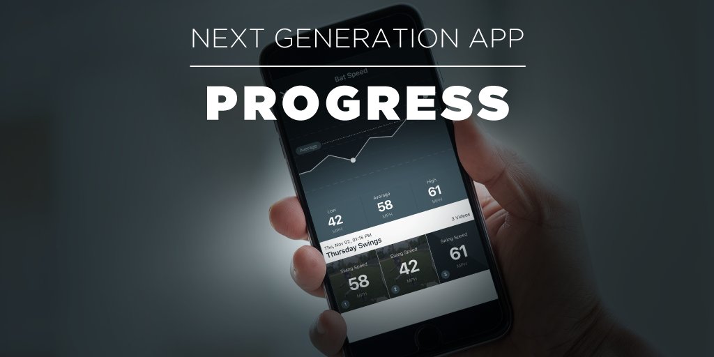 blastmotion's tweet photo. Coming soon: Easily track the progress of all your Blast metrics with our next generation #Baseball360 app 📲 https://t.co/M5SCPlsuwu