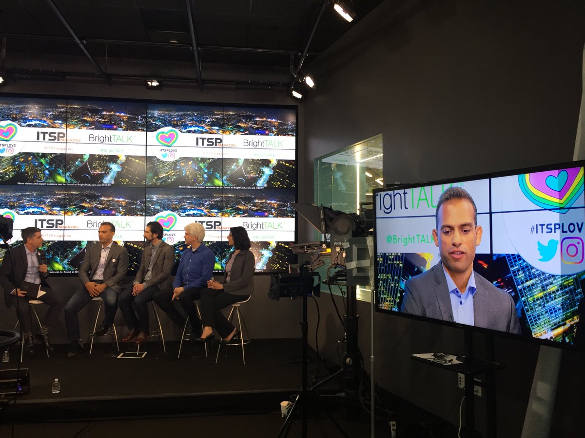 Tune into #RSA2017 with an #InfoSec &amp; #DevSecOps panel featuring <a href="/jeremiahg/">Jeremiah Grossman</a> &amp; @iglazer  bit.ly/2kQyNSd <a href="/ITSPmagazine/">We are out!</a> <a href="/BrightTALK/">BrightTALK</a>
