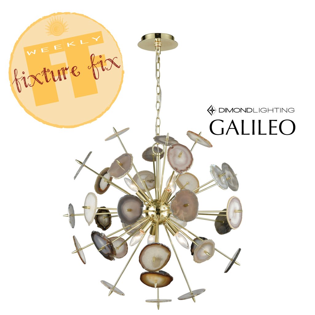 lumareps's tweet photo. @Dimond Lighting Galileo is like jewelry 4 the home! Made of natural agate & metal. #Wednesday #weeklyfixturefix https://t.co/JIQ6Rm5IG7