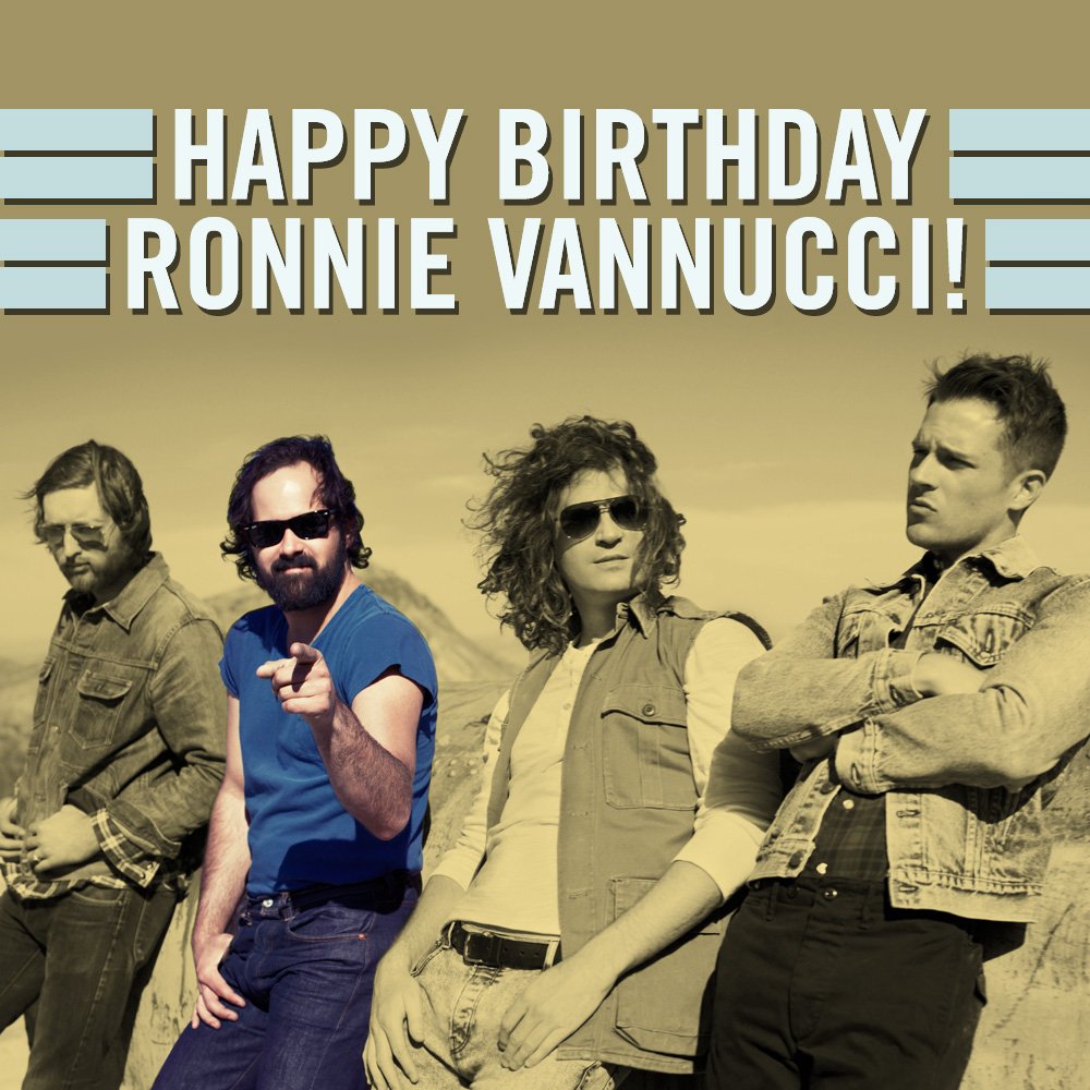 And wishing a happy birthday too for Ronnie Vannucci of 