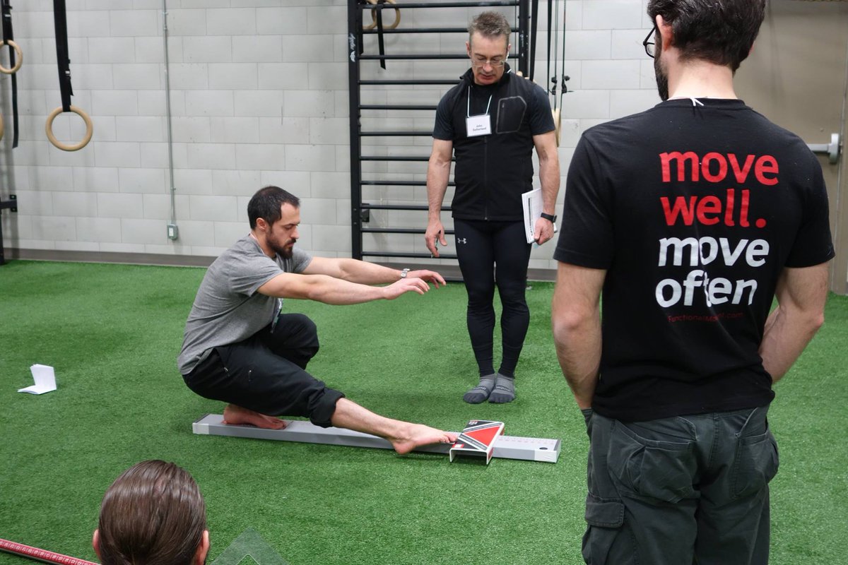 humanvers2's tweet image. Participants at the #AdaptiveBodywork course we hosted last wknd went over FMS (Functional Movement Screen). Where are you weak? #Ottawa