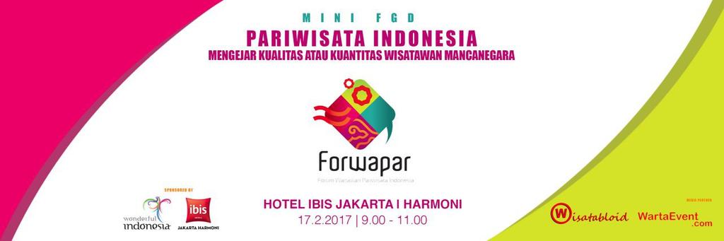 saat orng2 ramai bicara #QuickCount #PilkadaSerentak2017 kami punya agenda serius FGD #1 Forwapar u/pariwisata Indonesia jadi lebih baik
