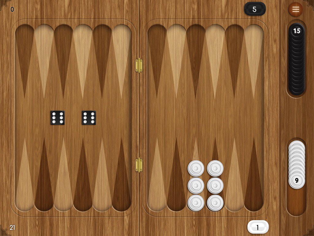 I like this game! Backgammon+ @adikus_games apple.co/1FNpgg2